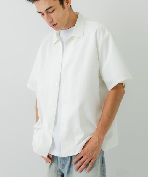 URBAN RESEARCH（アーバンリサーチ）の「BROAD FUNCTION SHIRTS（シャツ/ブラウス・メンズ・ブラック/ホワイト/ブラウン/チャコールグレー・MEDIUM/LARGE）」の5枚目の写真