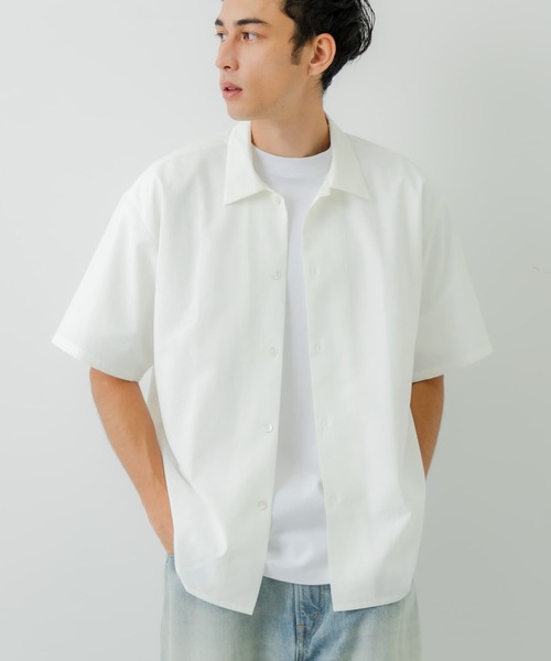 URBAN RESEARCH（アーバンリサーチ）の「BROAD FUNCTION SHIRTS（シャツ/ブラウス・メンズ・ブラック/ホワイト/ブラウン/チャコールグレー・MEDIUM/LARGE）」の6枚目の写真