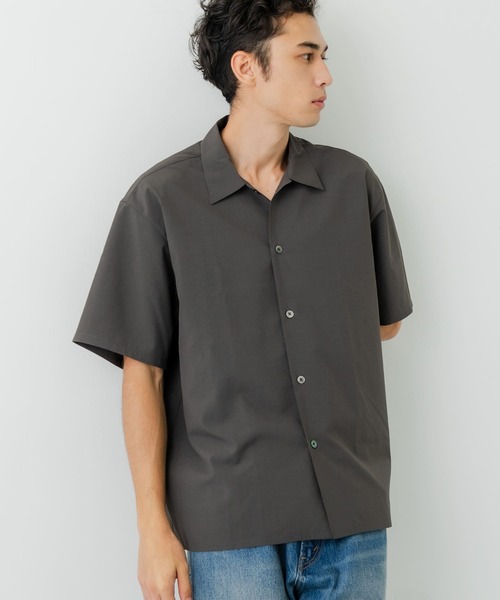 URBAN RESEARCH（アーバンリサーチ）の「BROAD FUNCTION SHIRTS（シャツ/ブラウス・メンズ・ブラック/ホワイト/ブラウン/チャコールグレー・MEDIUM/LARGE）」の12枚目の写真