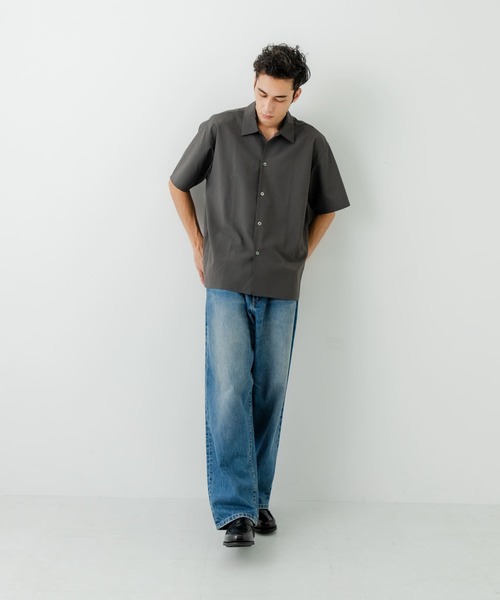URBAN RESEARCH（アーバンリサーチ）の「BROAD FUNCTION SHIRTS（シャツ/ブラウス・メンズ・ブラック/ホワイト/ブラウン/チャコールグレー・MEDIUM/LARGE）」の14枚目の写真