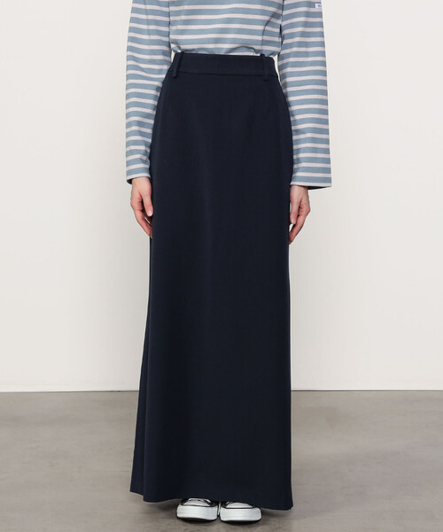 Bshop（ビショップ）の「Cellar Door | イージーロングスカート WOMEN（スカート・レディース・ネイビー/ブラウン・40）」の8枚目の写真