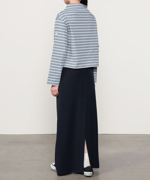 Bshop（ビショップ）の「Cellar Door | イージーロングスカート WOMEN（スカート・レディース・ネイビー/ブラウン・40）」の6枚目の写真