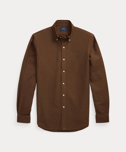POLO RALPH LAUREN（ポロ ラルフ ローレン）の「クラシック フィット ガーメントダイド オックスフォード シャツ（シャツ/ブラウス・メンズ・ブラウン・S/M/L/XL/XS/XXL）」の2枚目の写真
