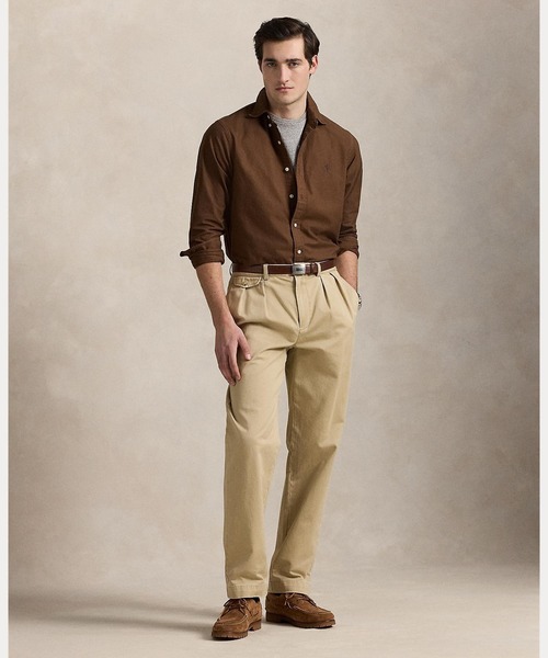POLO RALPH LAUREN（ポロ ラルフ ローレン）の「クラシック フィット ガーメントダイド オックスフォード シャツ（シャツ/ブラウス・メンズ・ブラウン・S/M/L/XL/XS/XXL）」の3枚目の写真