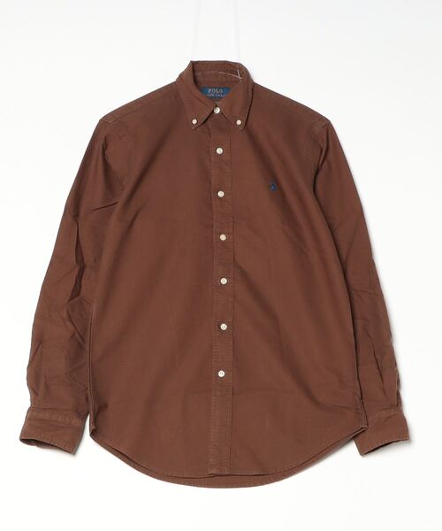POLO RALPH LAUREN（ポロ ラルフ ローレン）の「クラシック フィット ガーメントダイド オックスフォード シャツ（シャツ/ブラウス・メンズ・ブラウン・S/M/L/XL/XS/XXL）」の7枚目の写真