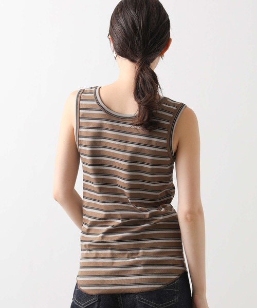 Gready Brilliant(グレディブリリアン)の「ランダムリブボーダータンク(タンクトップ・レディース・ブラック系/ブラウン系・FREE)」の22枚目の写真