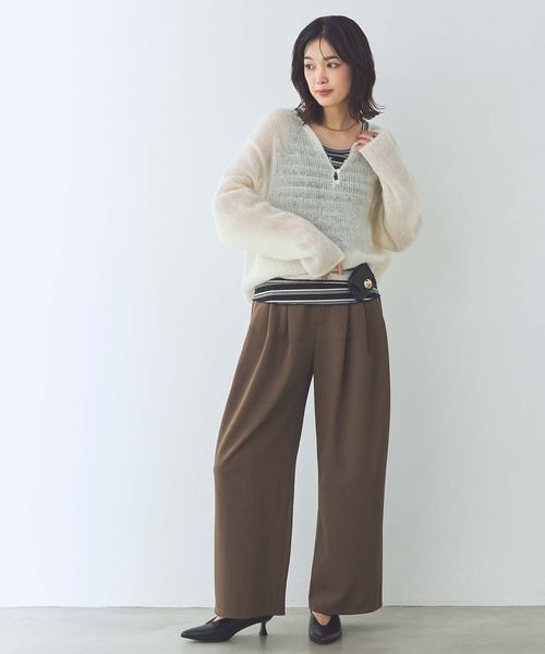 Gready Brilliant(グレディブリリアン)の「ランダムリブボーダータンク(タンクトップ・レディース・ブラック系/ブラウン系・FREE)」の16枚目の写真