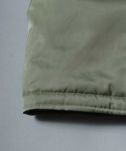 ANPAS(アンパス)の「Poly Twill Military Parka N-3B Type Jacket/ポリツイルN-3B ミリタリージャケット ナイロンジャケット パーカー メンズ レディース アウター(ミリタリージャケット・メンズ・ブラック/カーキ・M/L/LL)」の15枚目の写真