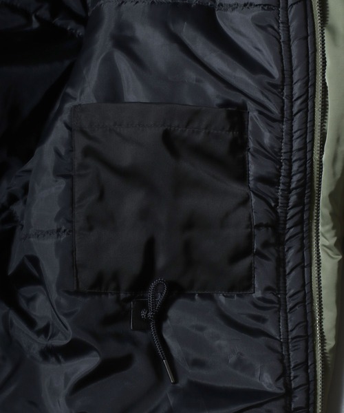 ANPAS(アンパス)の「Poly Twill Military Parka N-3B Type Jacket/ポリツイルN-3B ミリタリージャケット ナイロンジャケット パーカー メンズ レディース アウター(ミリタリージャケット・メンズ・ブラック/カーキ・M/L/LL)」の19枚目の写真