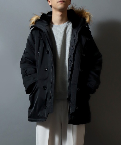 セール】Poly Twill Military Parka N-3B Type Jacket/ポリツイルN-3B