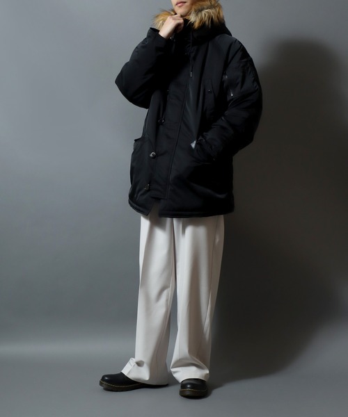 セール】Poly Twill Military Parka N-3B Type Jacket/ポリツイルN-3B