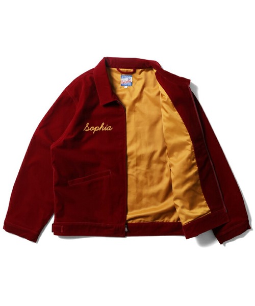 HOUSTON（ヒューストン）の「HOUSTON 別珍FFAジャケット（ブルゾン・レディース・ネイビー/オリーブ/マルーン・1/0）」の7枚目の写真