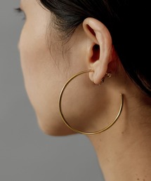 ORLEAN（オルレアン）の「金属アレルギー対応 フープイヤリング 20mm サージカルステンレス（イヤリング）」