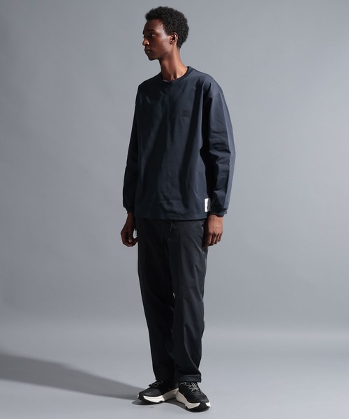 NUMERALS（ヌメラルズ）の「【NUMERALS】ワンポイントロングスリーブTEE（Tシャツ/カットソー・メンズ・ネイビー/オフホワイト/ブラック・MEDIUM/LARGE）」の11枚目の写真