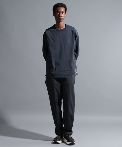 NUMERALS（ヌメラルズ）の「【NUMERALS】ワンポイントロングスリーブTEE（Tシャツ/カットソー・メンズ・ネイビー/オフホワイト/ブラック・MEDIUM/LARGE）」の12枚目の写真