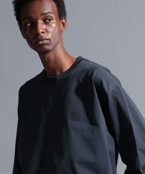 NUMERALS（ヌメラルズ）の「【NUMERALS】ワンポイントロングスリーブTEE（Tシャツ/カットソー・メンズ・ネイビー/オフホワイト/ブラック・MEDIUM/LARGE）」の14枚目の写真