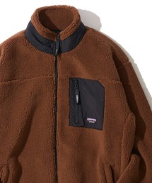 GERRY（ジェリー）の「【GERRY】シープボアナイロン切替え スタンドカラージャケット（ブルゾン）」