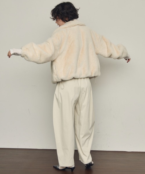 エコミンクファーショートブルゾン（ブルゾン）｜Trish（トリッシュ