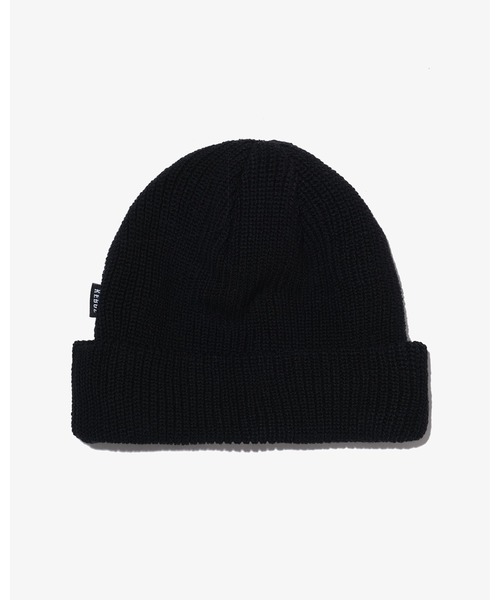 KEBOZ(ケボズ)の「COTTON BEANIE(ニットキャップ/ビーニー・メンズ・ブラック/グレー/オレンジ・FREE)」の1枚目の写真