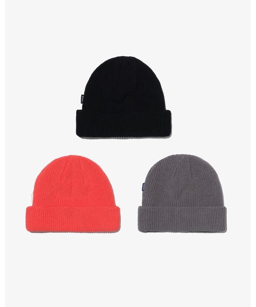 KEBOZ(ケボズ)の「COTTON BEANIE(ニットキャップ/ビーニー・メンズ・ブラック/グレー/オレンジ・FREE)」の6枚目の写真