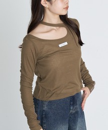 RAY CASSIN | デザインシアーロングTシャツ(Tシャツ/カットソー)