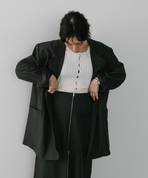 DRWCYS(ドロシーズ)の「フロントジップタイトスカート(スカート・レディース・グレー/ブラウン/ベージュ・FREE)」の11枚目の写真