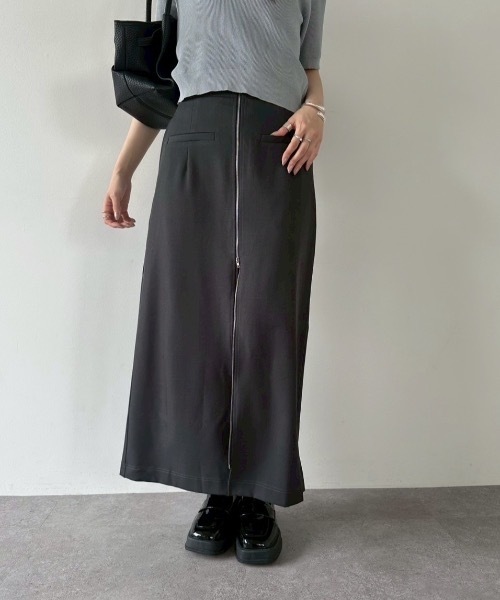 DRWCYS(ドロシーズ)の「フロントジップタイトスカート(スカート・レディース・グレー/ブラウン/ベージュ・FREE)」の22枚目の写真