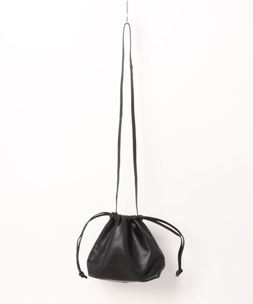 【ONE./ワンドット】 / レザー巾着ショルダーBAG / ONE-006