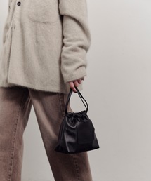 【ONE./ワンドット】 / レザー巾着ショルダーBAG / ONE-006