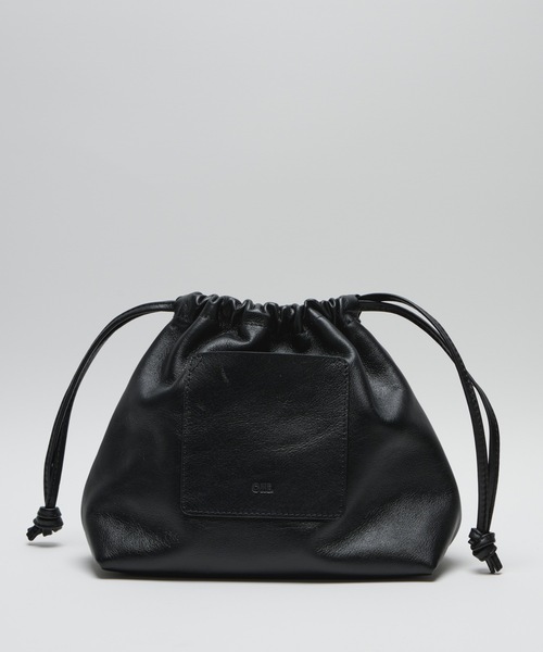【ONE./ワンドット】 / レザー巾着ショルダーBAG / ONE-006