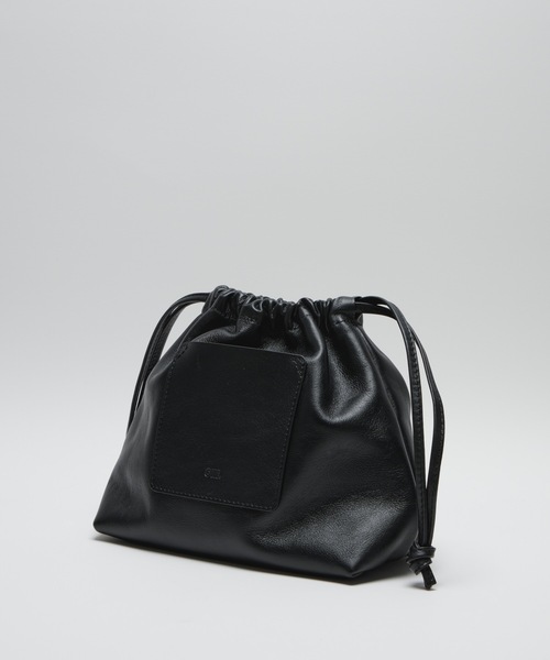 【ONE./ワンドット】 / レザー巾着ショルダーBAG / ONE-006