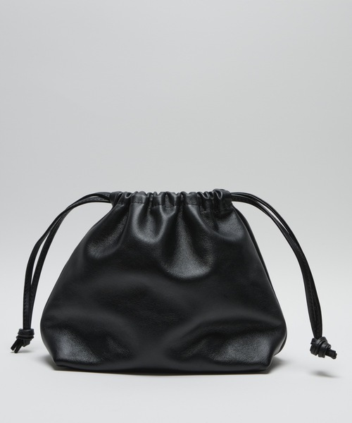 【ONE./ワンドット】 / レザー巾着ショルダーBAG / ONE-006
