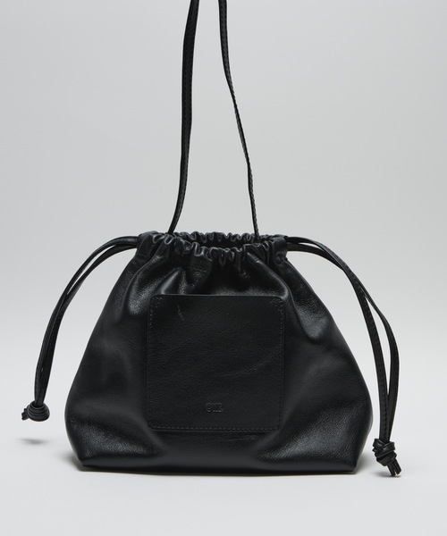 【ONE./ワンドット】 / レザー巾着ショルダーBAG / ONE-006