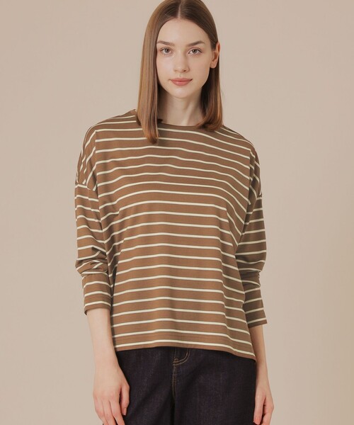 MACKINTOSH LONDON(マッキントッシュ ロンドン)の「ウォッシャブルウールプルオーバー(Tシャツ/カットソー・レディース・ベージュ系その他3/パープル系その他4/ネイビー/グリーン系その他・38)」の2枚目の写真