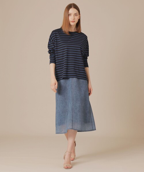 MACKINTOSH LONDON(マッキントッシュ ロンドン)の「ウォッシャブルウールプルオーバー(Tシャツ/カットソー・レディース・ベージュ系その他3/パープル系その他4/ネイビー/グリーン系その他・38)」の5枚目の写真