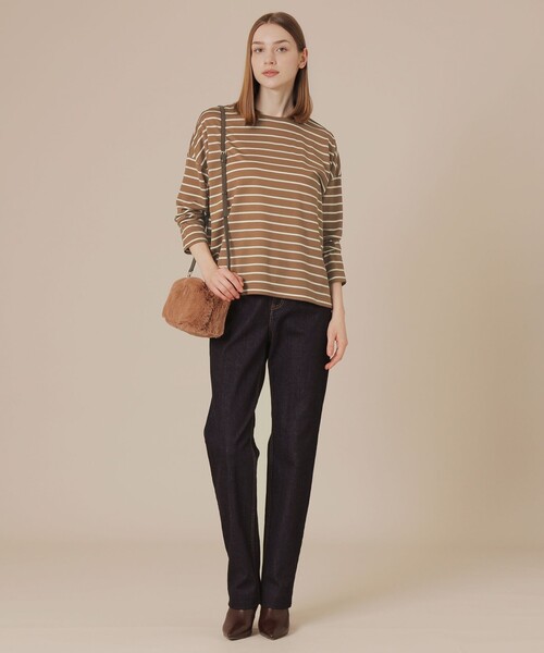 MACKINTOSH LONDON(マッキントッシュ ロンドン)の「ウォッシャブルウールプルオーバー(Tシャツ/カットソー・レディース・ベージュ系その他3/パープル系その他4/ネイビー/グリーン系その他・38)」の7枚目の写真