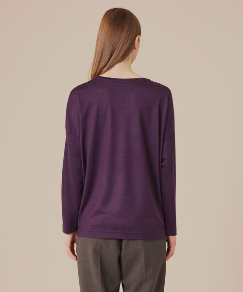 MACKINTOSH LONDON(マッキントッシュ ロンドン)の「ウォッシャブルウールプルオーバー(Tシャツ/カットソー・レディース・ベージュ系その他3/パープル系その他4/ネイビー/グリーン系その他・38)」の11枚目の写真