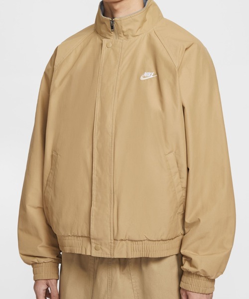 NIKE ナイロンジャケット ベージュ NIKE AS M NK CLUB FUTURA JKT / ナイキ クラブ フューチュラ
