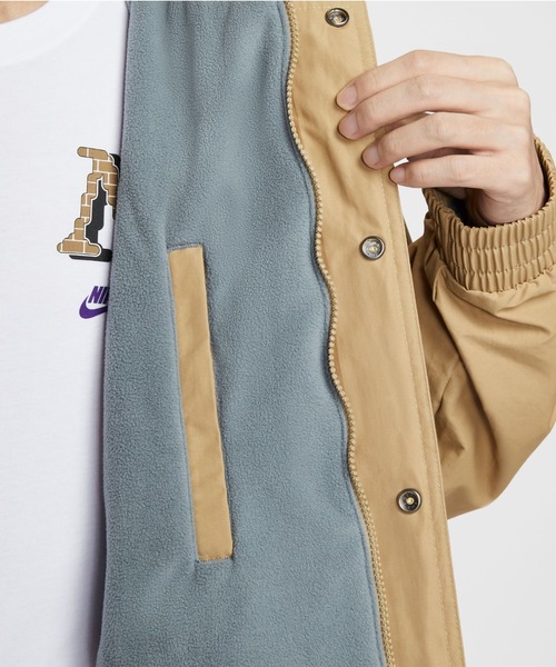 NIKE（ナイキ）の「NIKE AS M NK CLUB FUTURA  JKT / ナイキ クラブ フューチュラ ジャケット 【SP】（その他アウター・メンズ・ベージュ/ブラック・XL/L/M/S/XXL）」の11枚目の写真