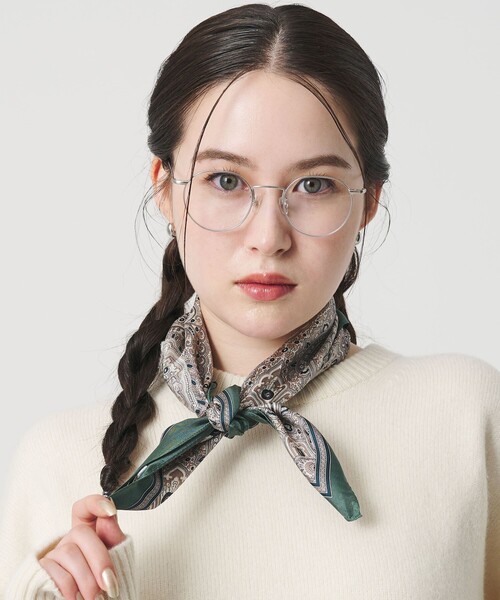 BEAUTY&YOUTH UNITED ARROWS(ビューティーアンドユースユナイテッドアローズ)の「シルク ペイズリー スカーフ(バンダナ/スカーフ・レディース・ケリーグリーン/シャーベット・FREE)」の4枚目の写真