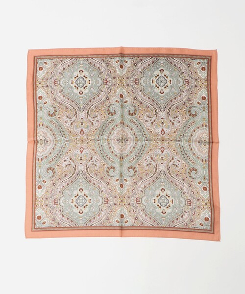 BEAUTY&YOUTH UNITED ARROWS(ビューティーアンドユースユナイテッドアローズ)の「シルク ペイズリー スカーフ(バンダナ/スカーフ・レディース・ケリーグリーン/シャーベット・FREE)」の5枚目の写真