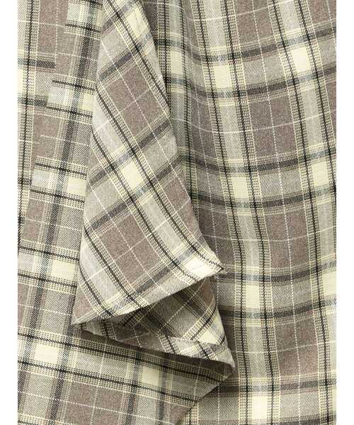 LAGUNAMOON（ラグナムーン）の「チェックラッフルスカート（スカート・レディース・ブラウン/グレー・SMALL/MEDIUM）」の14枚目の写真