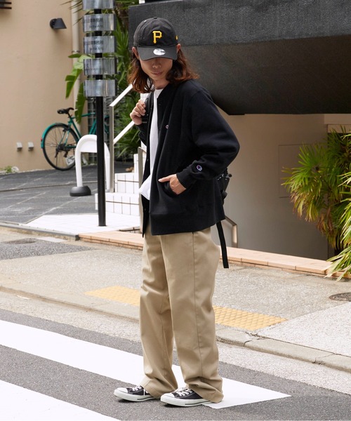 Champion（チャンピオン）の「Champion/チャンピオン RW SNAP SWEATSHIRT リバースウィーブ(R) スナップスウェットスタジャン（スタジャン・メンズ・ダークネイビー/グレー/ブラック・XL/L/M）」の19枚目の写真