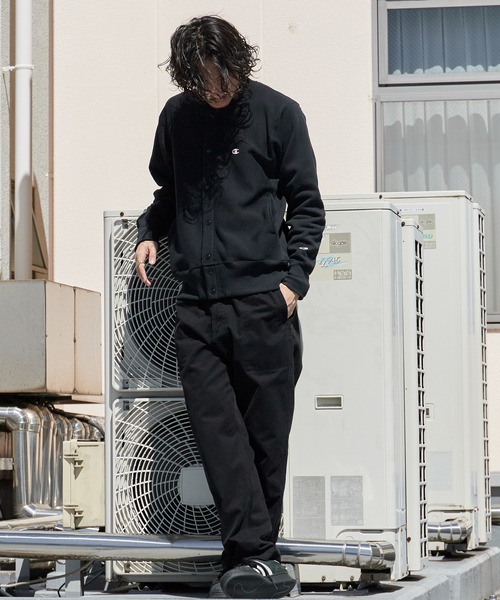 Champion（チャンピオン）の「Champion/チャンピオン RW SNAP SWEATSHIRT リバースウィーブ(R) スナップスウェットスタジャン 2026秋冬 秋服 冬服（スタジャン・メンズ・ダークネイビー/グレー/ブラック・XL/L/M）」の22枚目の写真