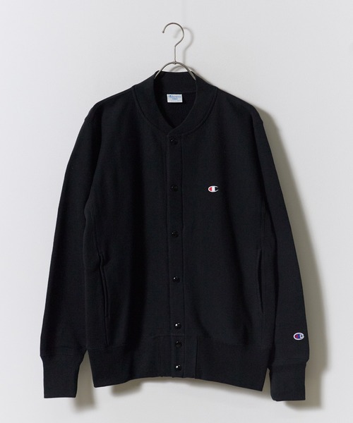 Champion（チャンピオン）の「Champion/チャンピオン RW SNAP SWEATSHIRT リバースウィーブ(R) スナップスウェットスタジャン 2026秋冬 秋服 冬服（スタジャン・メンズ・ダークネイビー/グレー/ブラック・XL/L/M）」の14枚目の写真