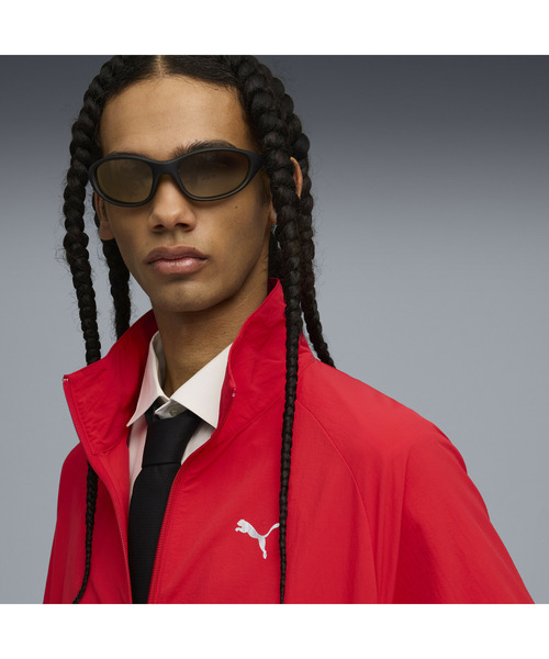 PUMA（プーマ）の「PUMA プーマ メンズ プーマテック-X トラック ジャケット（ブルゾン・メンズ・ブラック×レッド/グレー×ホワイト/レッド・LARGE/SMALL/MEDIUM/X-LARGE/XX-LARGE）」の11枚目の写真