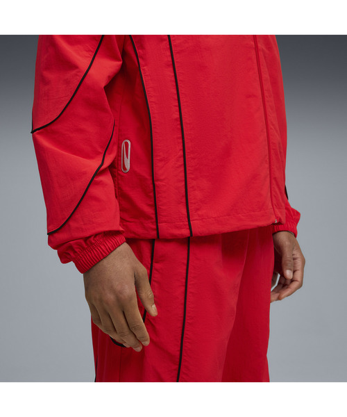 PUMA（プーマ）の「PUMA プーマ メンズ プーマテック-X トラック ジャケット（ブルゾン・メンズ・ブラック×レッド/グレー×ホワイト/レッド・LARGE/SMALL/MEDIUM/X-LARGE/XX-LARGE）」の14枚目の写真
