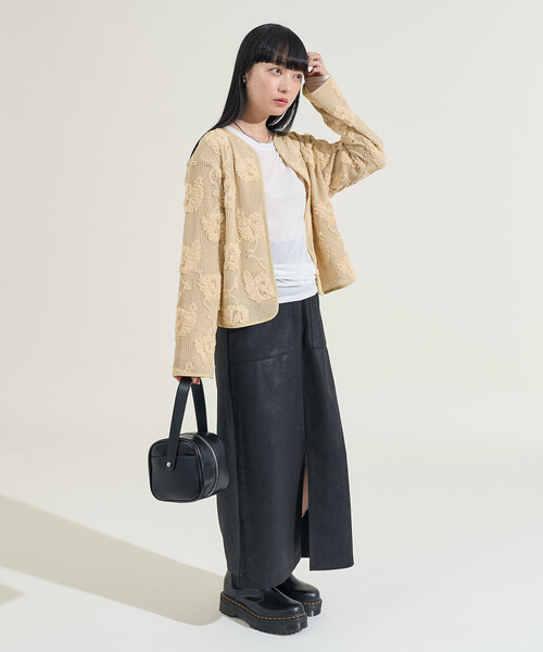 FREAK'S STORE（フリークスストア）の「レザレット スウェーディスカート（スカート・レディース・ブラック/ブラウン・ﾌﾘ-）」の12枚目の写真
