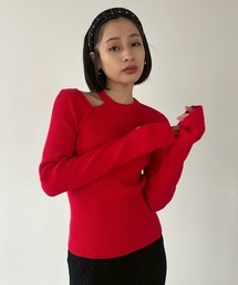DRWCYS（ドロシーズ）の「カットアウトリブニットトップス（ニット/セーター）」