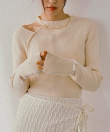 DRWCYS | カットアウトリブニットトップス(ニット/セーター)